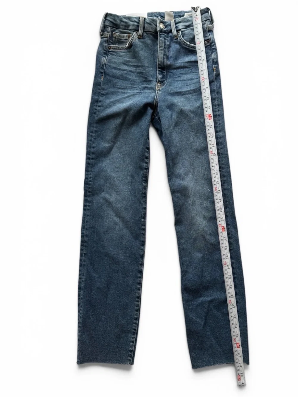 H&M Conscious Slim High Waist Ankle Jeans Medium Wash Size 2 NWT